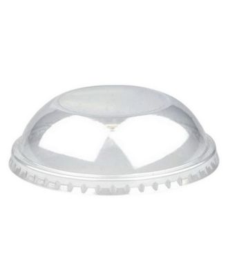 Leak-Proof Dome Lid for Ice Cream Cups Made from PET Plastic - 5oz