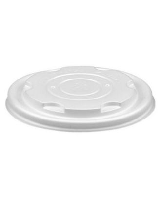 Leak-Free Bioplastic Lid for Paper Bowls - 8oz
