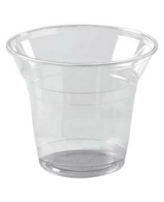 Sustainable 300ml Clear Bioplastic Cup for Drinks and Foods