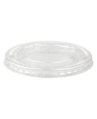 Leak-Proof Flat Cold Cup Lid Made from PET Plastic - 105mm