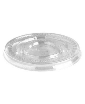 Eco-Friendly Flat Cold Cup Lid Made from Ingeo Bioplastic - 90mm