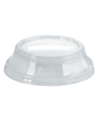 Eco-Friendly PLA Raised Lid for Cold Drinks - Certified Compostable