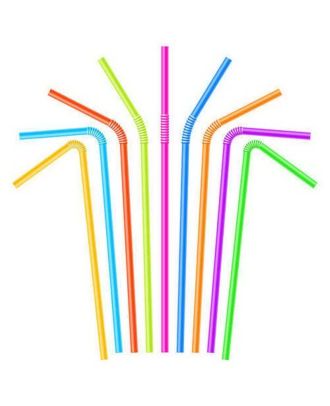 Eco-Friendly PLA Compostable Flexible Drinking Straw